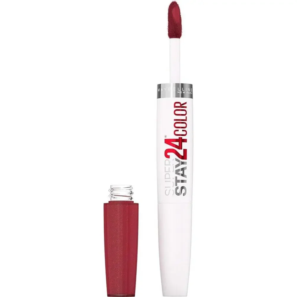 Maybelline Super Stay 24, 2-Step Liquid Lipstick Makeup 930 City Ablaze